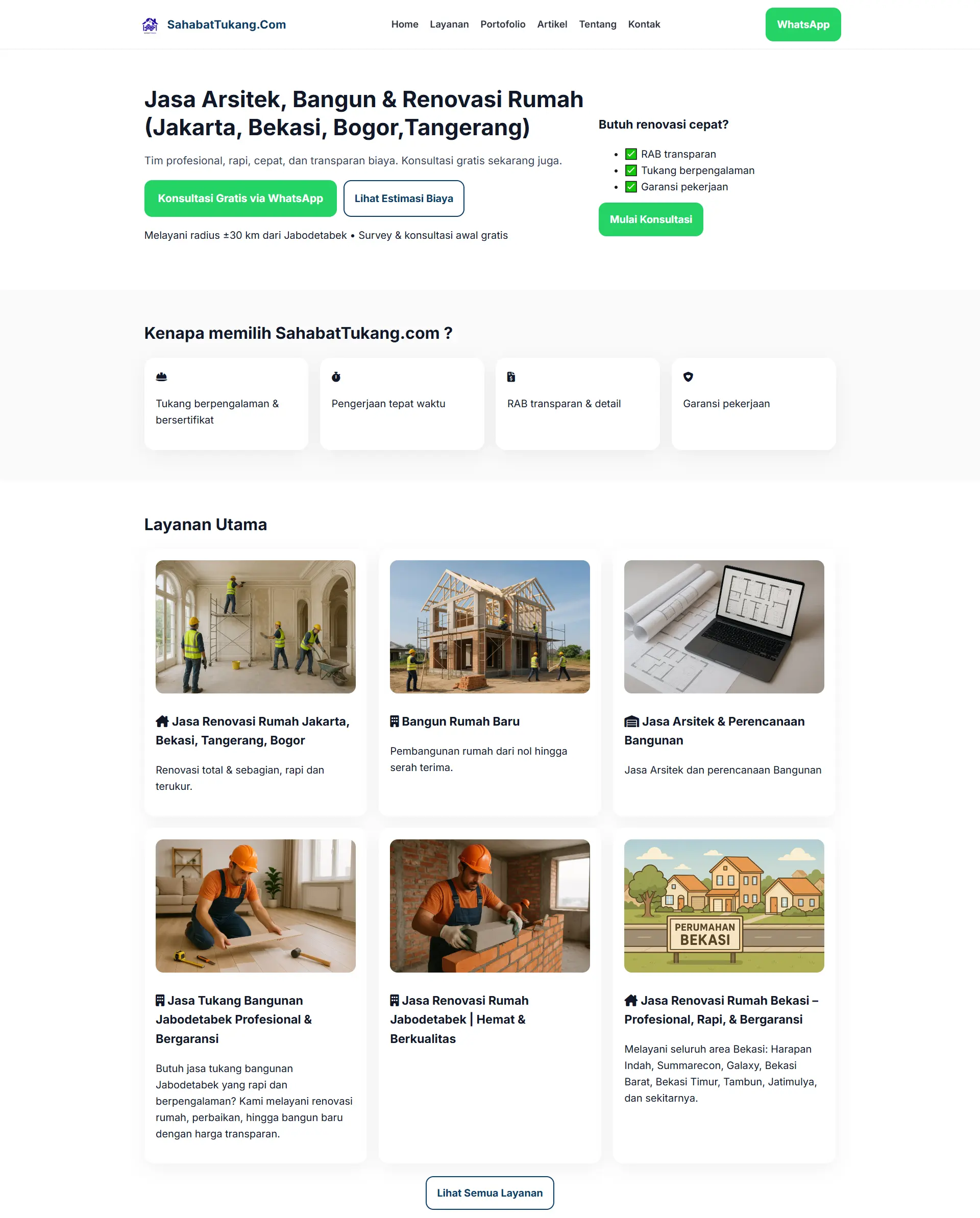 Website Sahabat Tukang